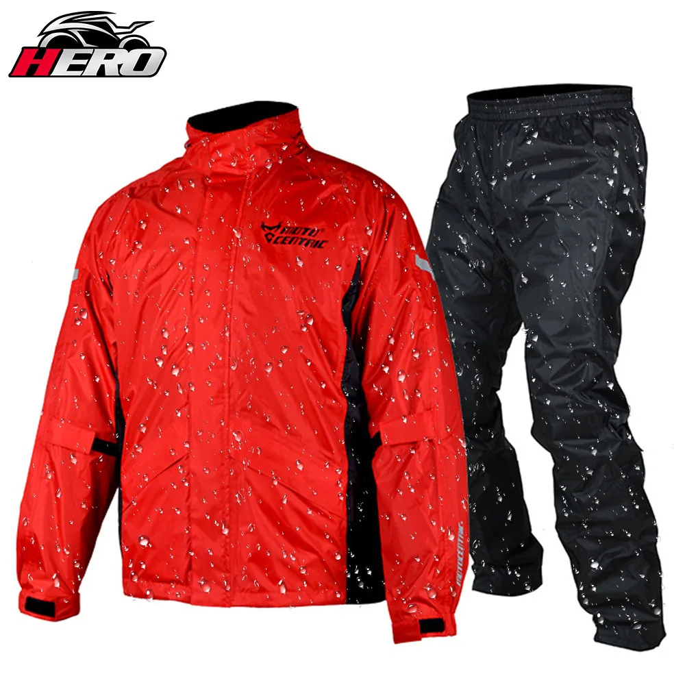 Waterproof Motorcyclist Raincoat Suit Outdoor Waterproof Unisex Ultra-thin Raincoat Motorcycle Riding Fishing Split Rain Coat
