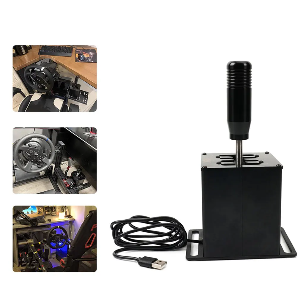 

Logitechs Sim Racing Game H Gear Shifter Easy Installation Extendable Cable With Expansion Ports
