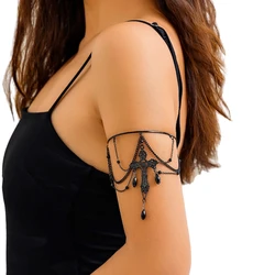 Upper Arm Cuffs for Women Teens Armlet Bangle Bracelets for Girls Women Flexible Summer Jewelry Crystal Drop Shipping