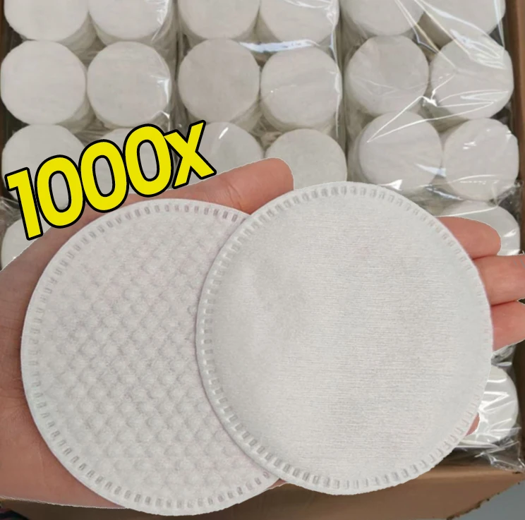 Eco-Friendly Breathable Cotton Makeup and Nail Polish Remover Pads