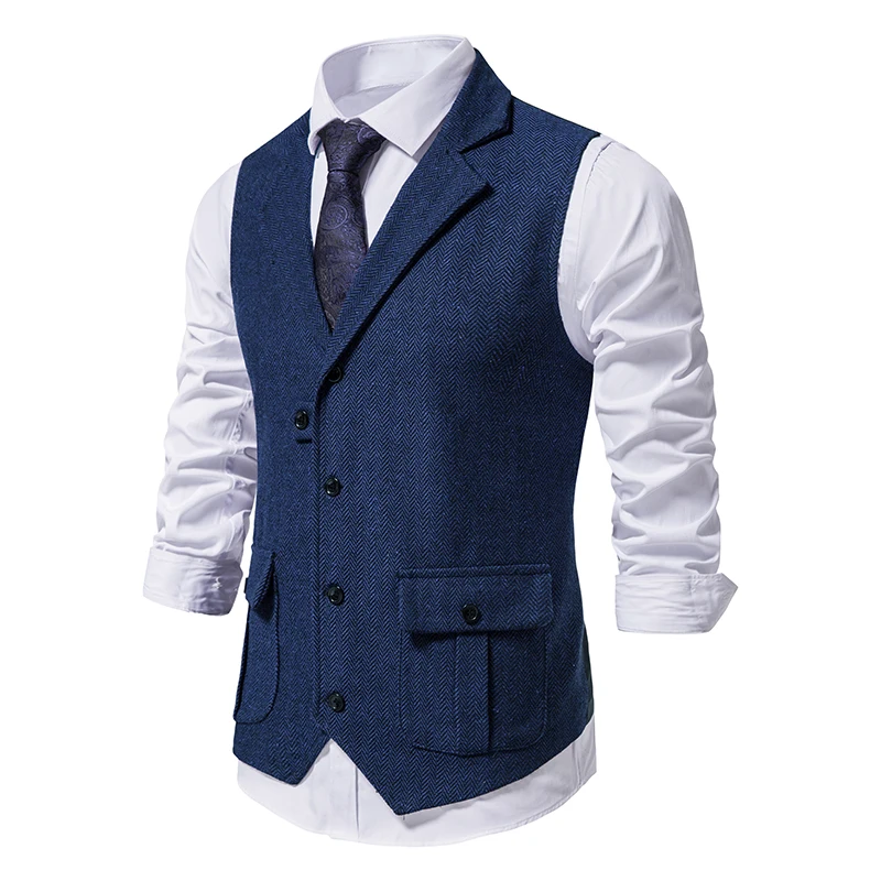Vest-Men-Breasted-Suit-Vests-Men-Mens-Sleeveless-Suit-Vest-Waistcoat ...