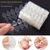10 Sheets Waterproof Breathable Jelly Double Sided Nail Adhesives,Press on Nails Sticky Tabs Nail Glue Sticker 6