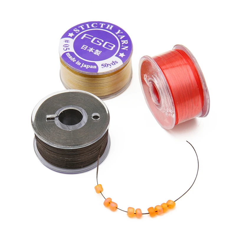 50yards 0.25mm Multicolor Nylon Beading Thread String Cord for Chinese Knot Bracelet Braided String DIY Tassels Sewing Supplies