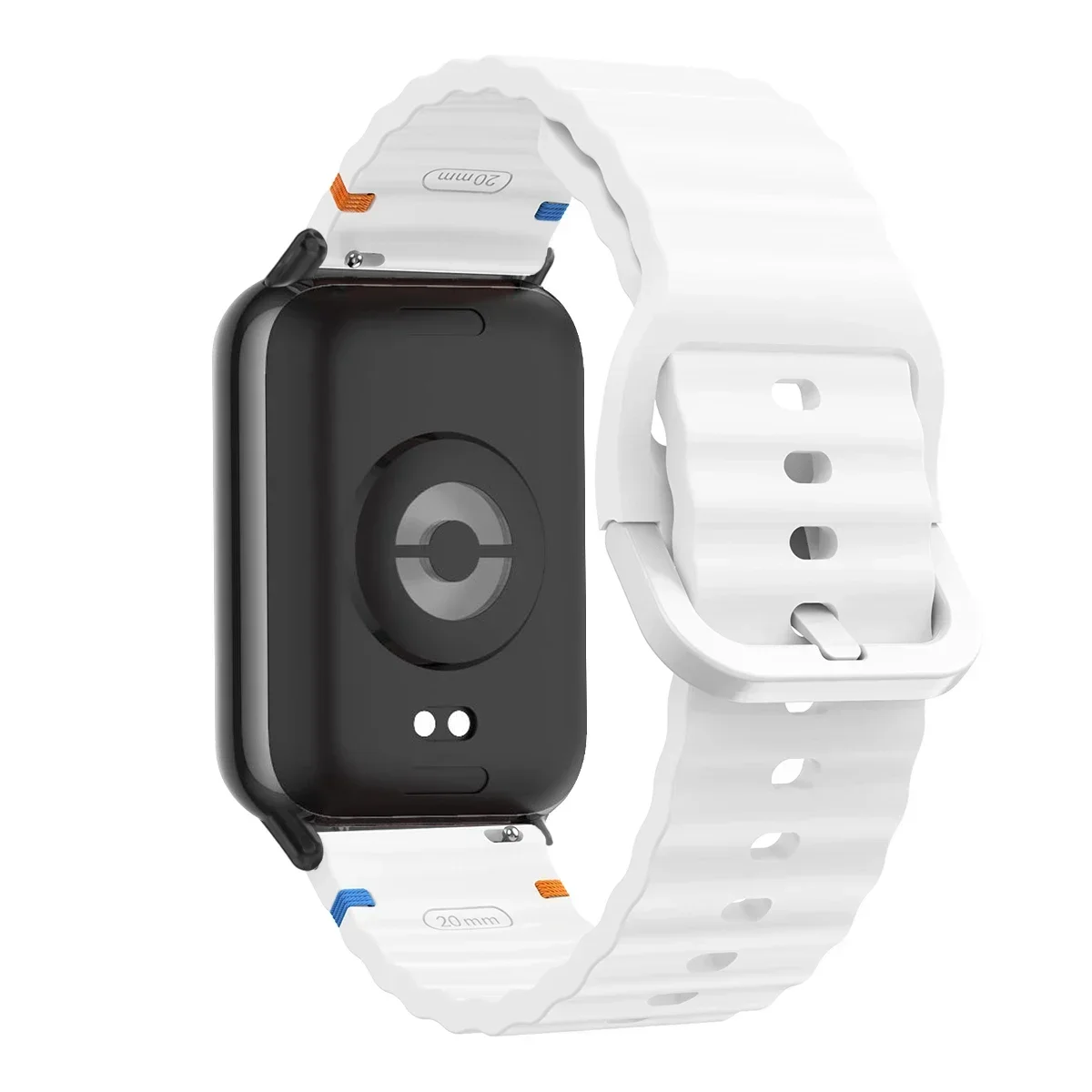 Wave Pattern Silicone Sports Strap | Replacement Wristband