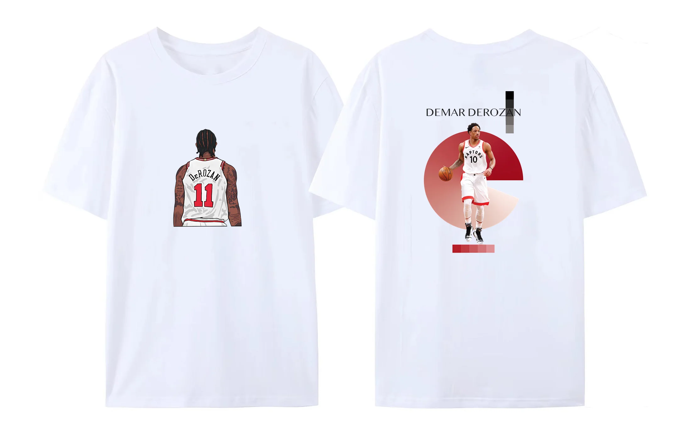 

Men's Summer Printed Cotton T-Shirt Demar DeRozan Stunning Short Sleeve Unique Women's Casual Youth Short Sleeve