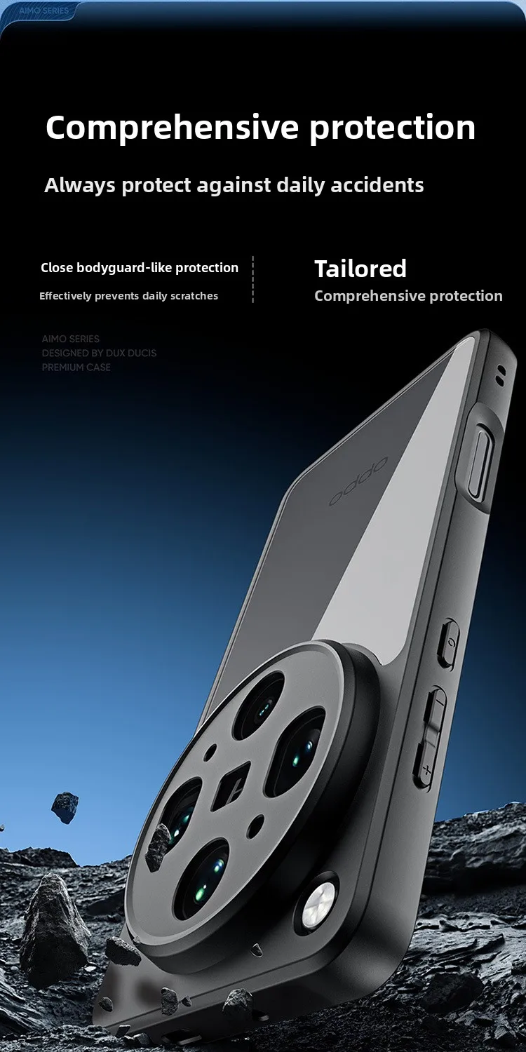 Enhanced Frosted Translucent Skin-Friendly Acrylic Shockproof Bumper Case
