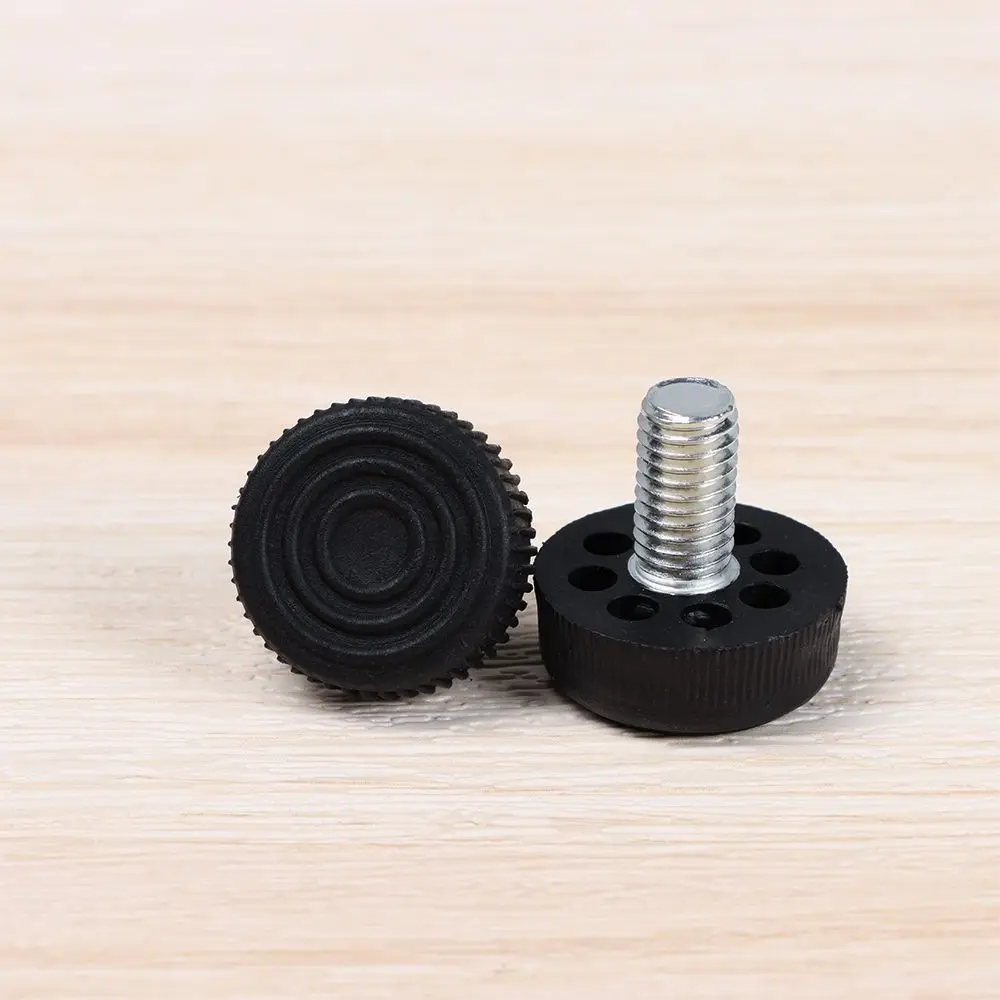 10Pcs 미끄럼 방지 바닥 보호대 테이블 의자 다리 패드 가구 조정 가능한 볼트 레벨링 피트 가구 피트 의자 피트 레벨