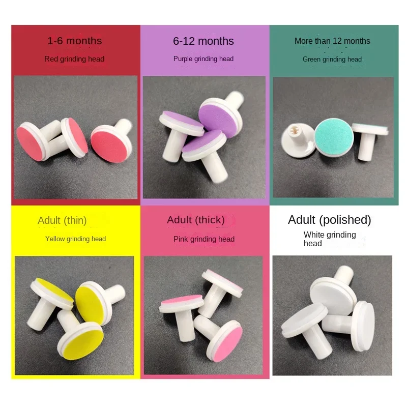 Nail Grinder 6 Grinding Head Replacement nail care kit nail grinder