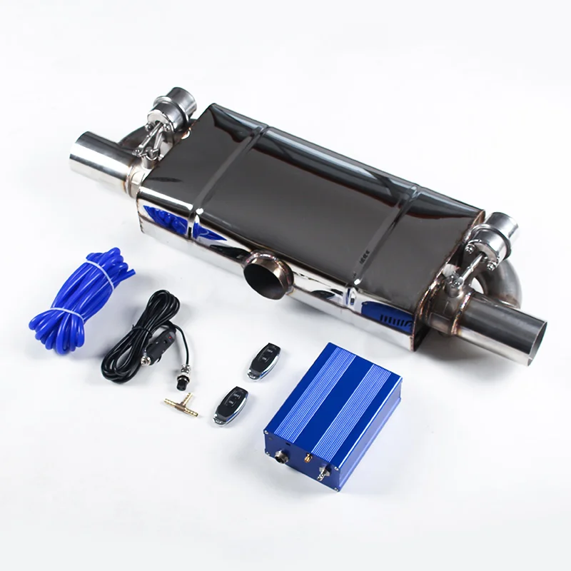

Car Exhaust Air Vlave Mufflers Silencer Vacuum Pump1In 2 Out Automatic Remote Control Adjustable Sport Cars Modification Kit