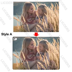 Personalized Photo Tablet Case with Pen Slot and PU Cover - iPad Pro 13 2025 (Style A)