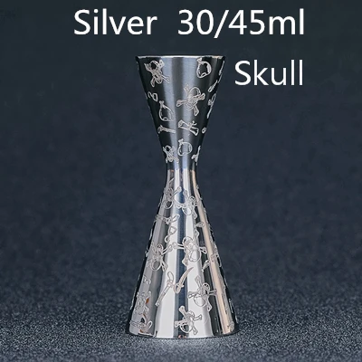 Silver 30-45ml Skull