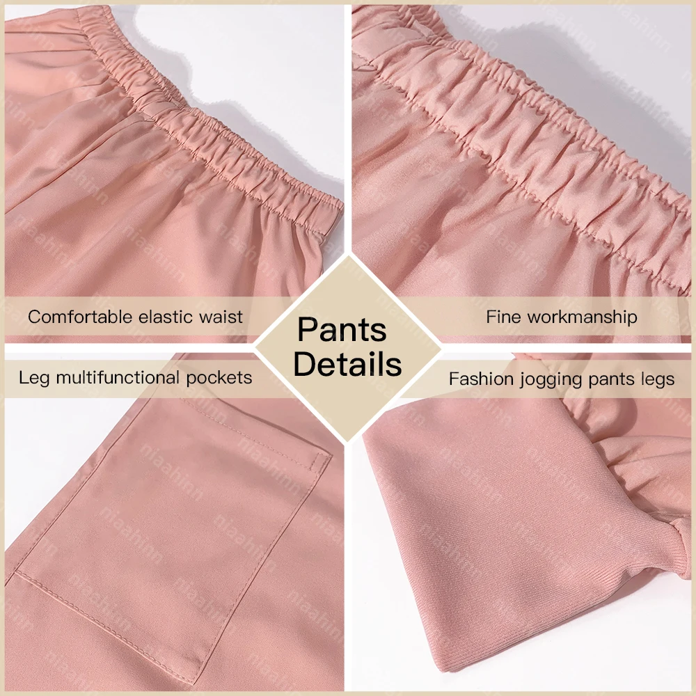 Nursing Scrub Hospital Uniforms Quick Dry Fabric Medical Scrub Workwear for Women Nurse Accessories Pet Grooming Working Clothes