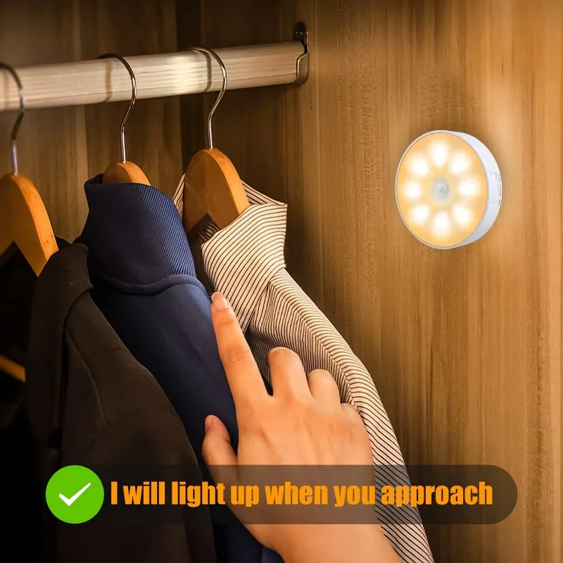USB Rechargeable Motion Sensor LED Night Light
