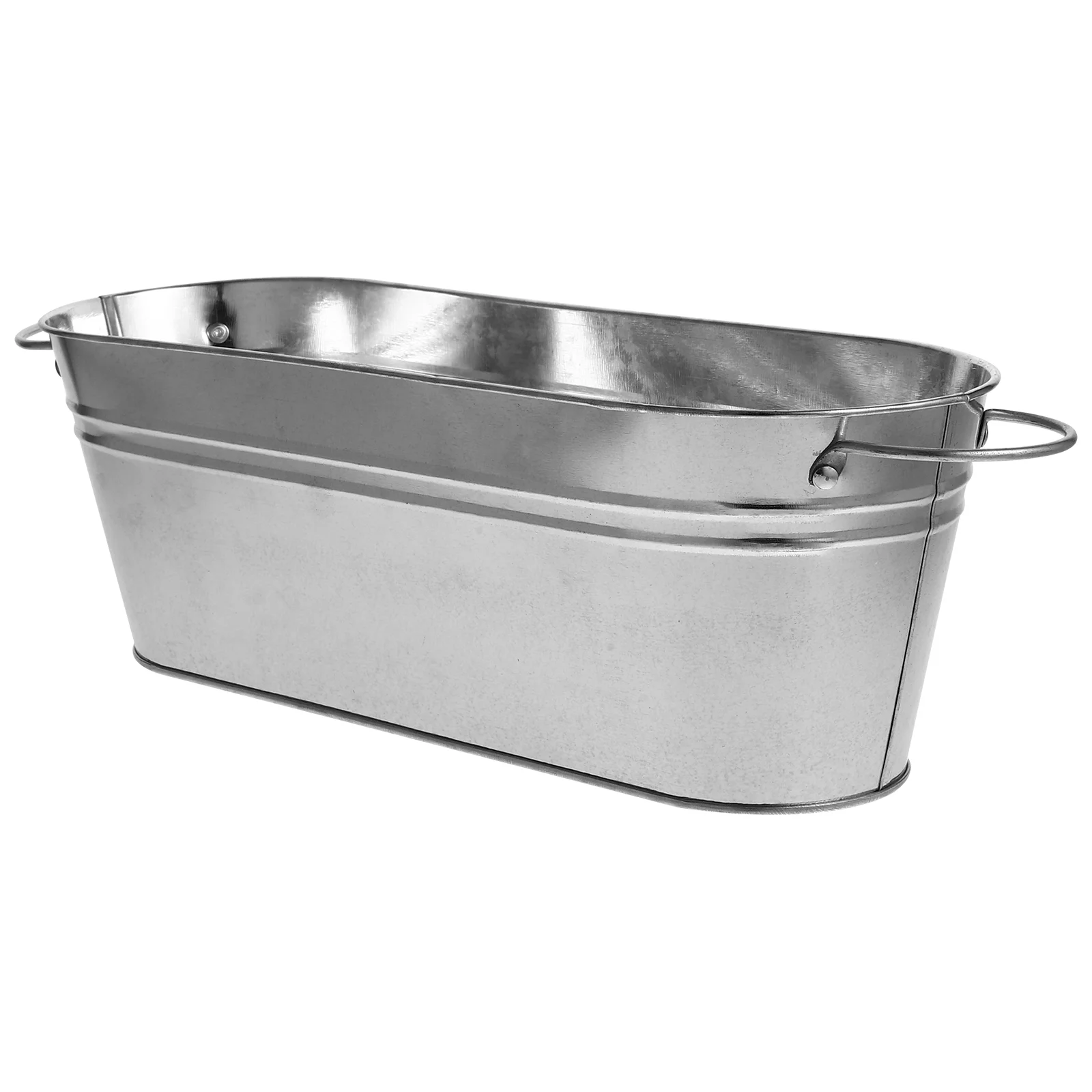 Vintage Planter Flower Pot Iron Tub 1
