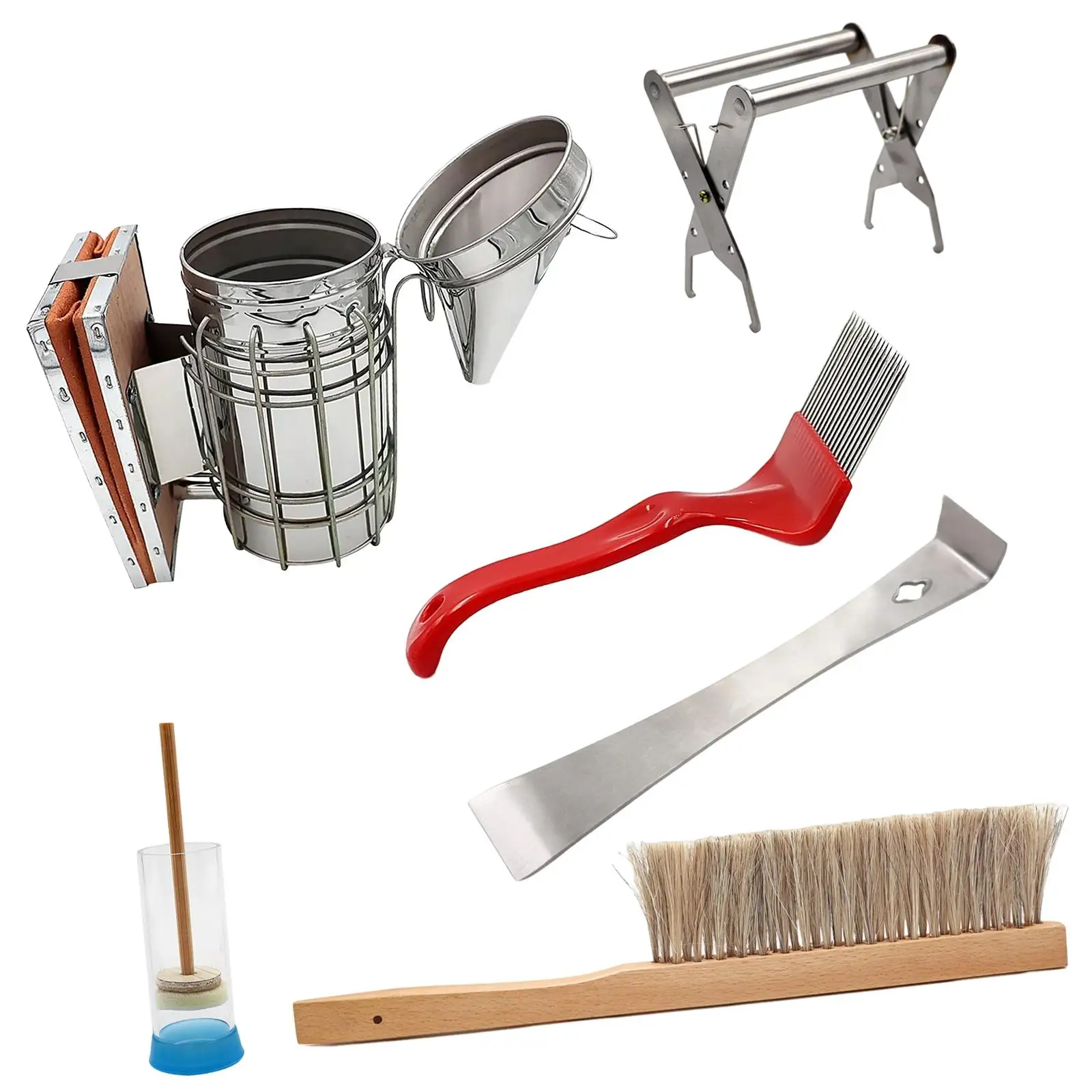 

6Pcs Beekeeping Supplies Starter Kits Heavy Duty Beekeeping Equipment Beekeeping Accessory for Honey Professionals Bee Keeping