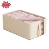 45x25x17cm Oxford Fabric Mesh Steel Shelf Organizer,Clothes Storage Bins Foldable Closet Organizers Storage Containers with Rein 1