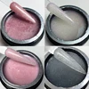 Jillnails Nude Glitter Acrylic Nail Gel 50g Sparlking Acryl Poly Nails Extension Gel Self Leveling 4