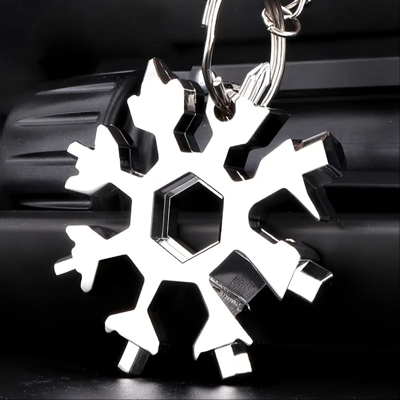 2pcs The Ultimate Hexagonal Snow Wrench: Multifunctional & Stainless Steel!