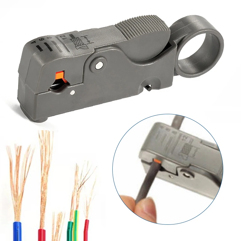 Description Picture 4 of item4/1pcs Automatic Stripping Pliers Wire Stripper Cable Wire Cutters Stripping Crimping Tool with Hexagon Wrench Tools Nippers