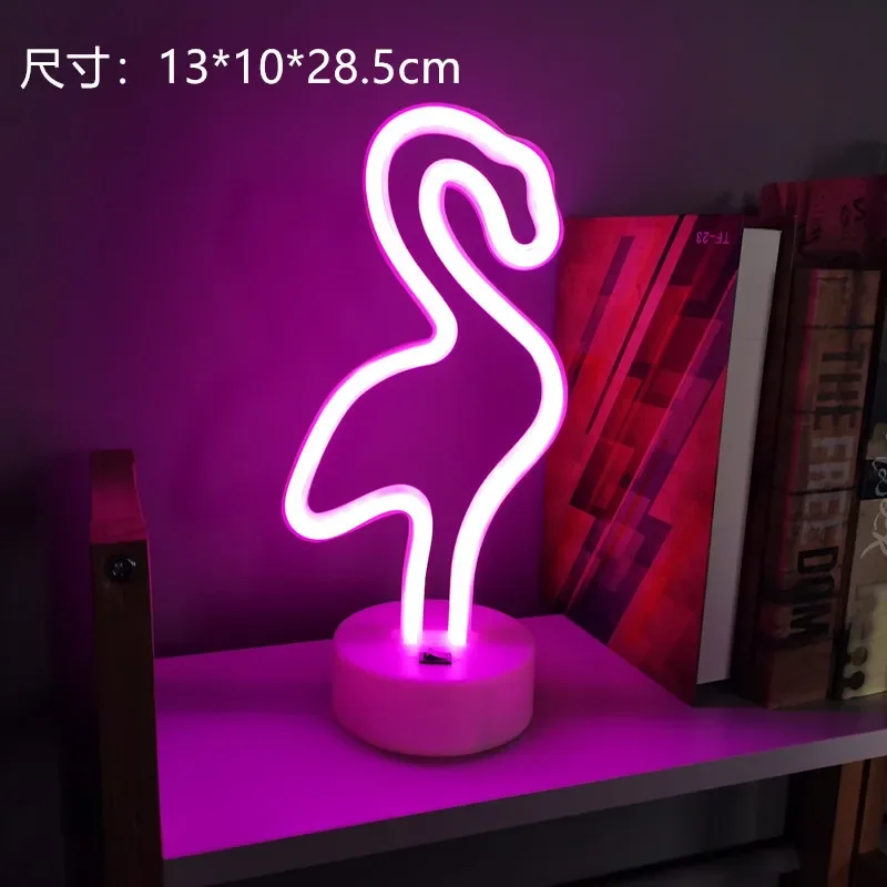 Energizer Flamingo Plug-in Light Sensing LED Night Light Neon Pink