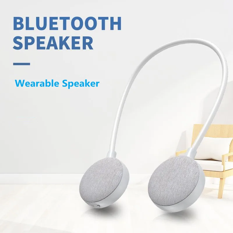 Bluetooth-динамик с креплением на шею портативный беспроводной стереозвук