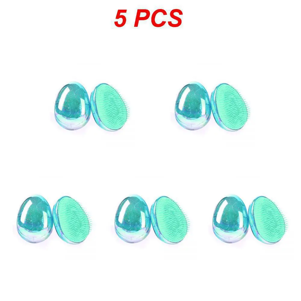 Green Hair Comb 5pcs