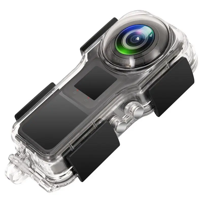 

Для дайвинга фотокамера чехол ForInsta360 ONE RS водонепроницаемые корпуса чехол ForInsta360 ONE RS прозрачные аксессуары для фотокамеры