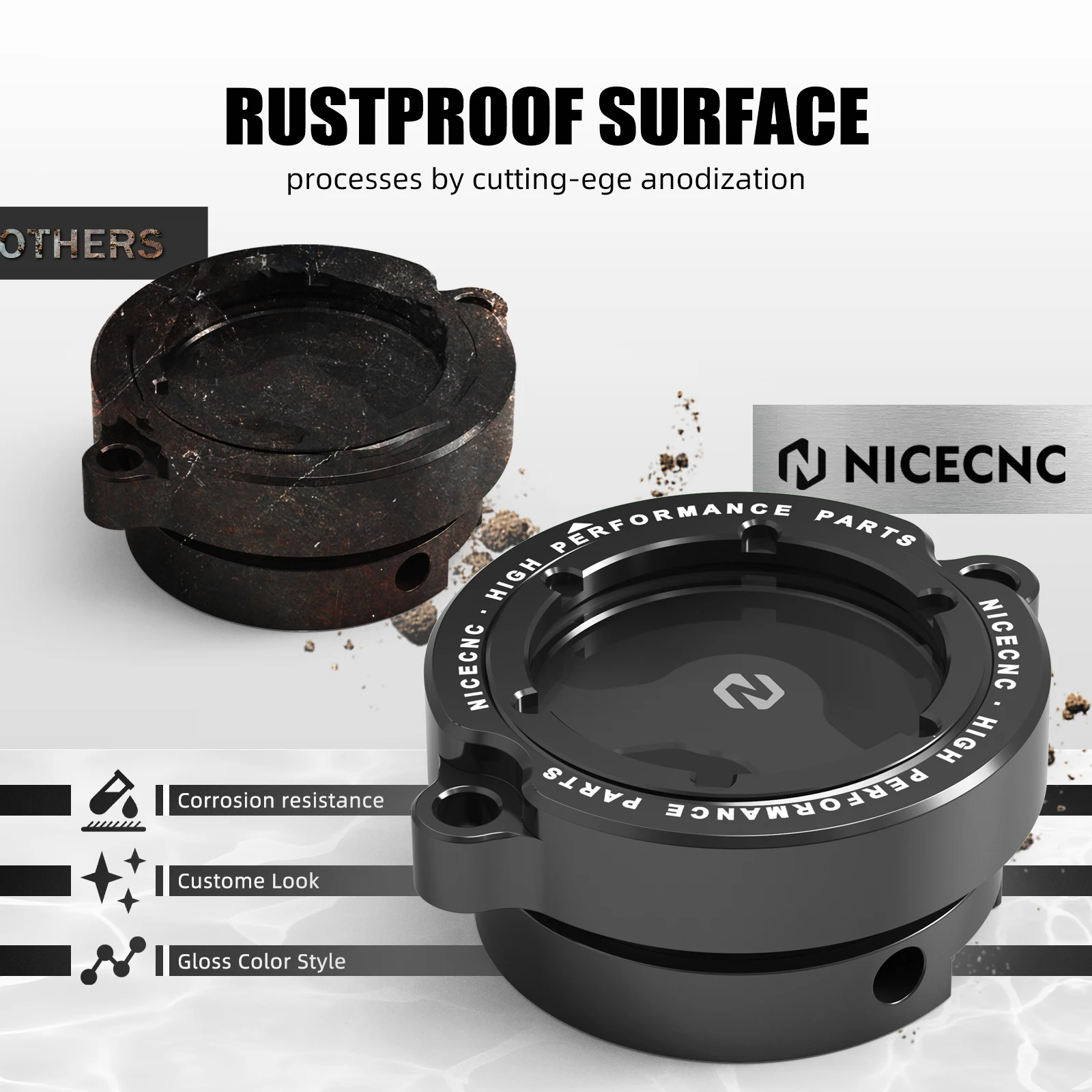 Für Kawasaki KLR650 KLR650 1987-2014 2015 2016 2017 2018 2019 2020 2021 2022 2023 2024 Motoröl Filter Abdeckung – Detail 4