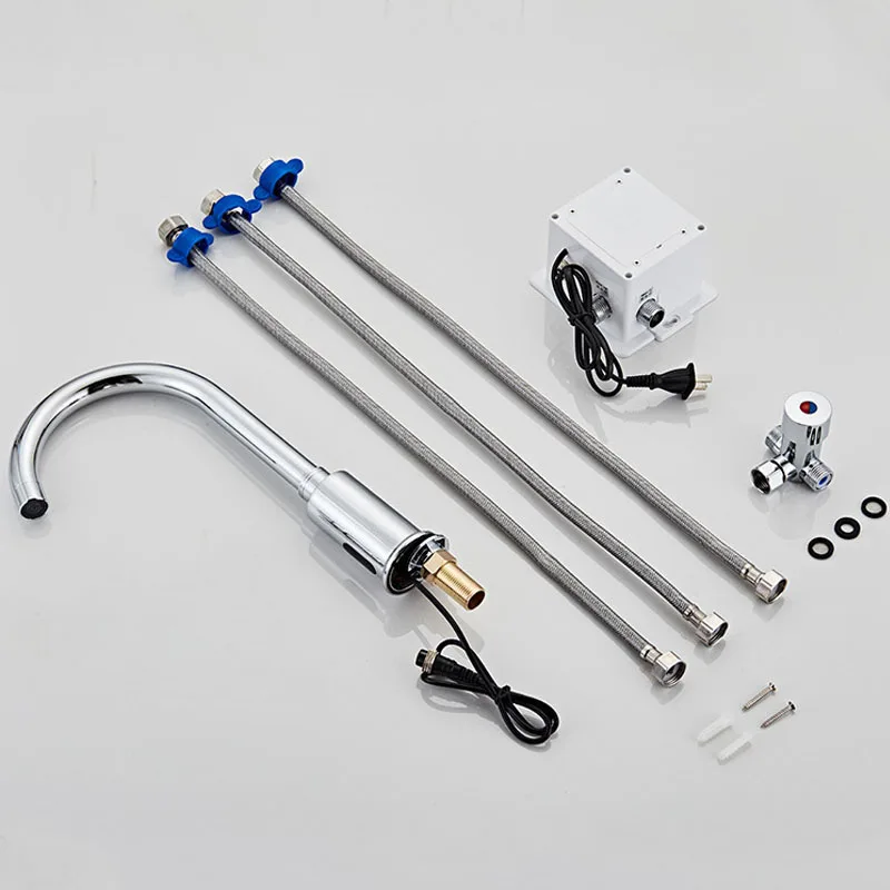 banheiro automático inteligente sensor infravermelho torneiras misturadoras chrome gourmet cozinha