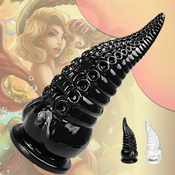 Octopus Tentacle Animal Dildos Artificial Fake Penis Suction Cup Anal Dilator G Spot Orgasm Buttplug Adult Sex Toys for Women 4