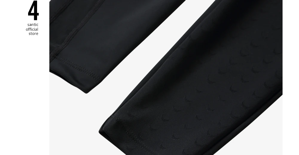 Santic Damen Radfahren Lange Hosen Frühling Sommer Gepolsterte MTB Straßenreiten Radfahren Strumpfhosen Outdoor Reflektierende Fahrrad Sport Hosen – Detail 13