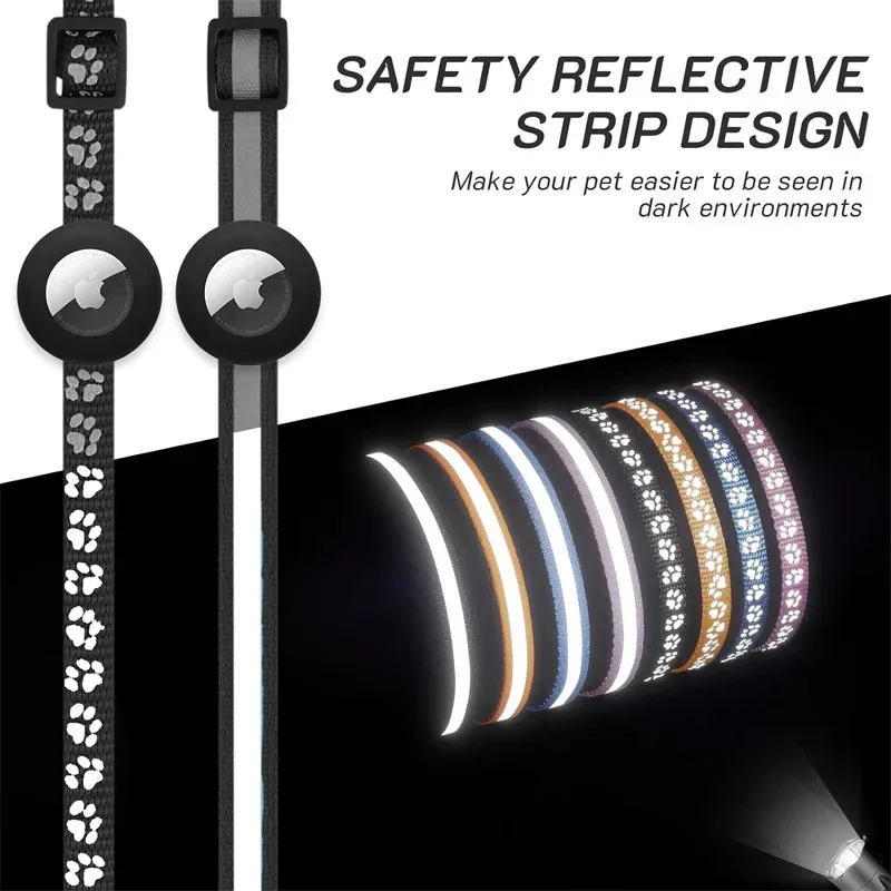 Reflective AirTag Cat Collar 4