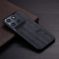 Cover per telefono in finta pelle effetto legno - Custodia elegante per la serie Motorola Moto