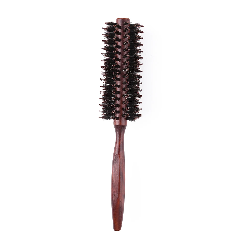 Boar Bristle Anti-Static Detangling Hair Brush with Anti-Slip Handle for Wet and Dry Hair Styling