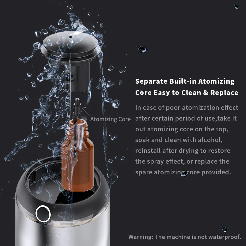 Car Air Freshener AI Smart Aroma Diffuser Essential Oil Room Fragrance USB Charging Smell Distributor Aromatherapy Machine