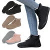 Winter Snow Boots Barefoot Hiking Shoes Waterproof Cold-Proof Trekking Shoes Lightweight Warm Lined Booties for Men Women 1