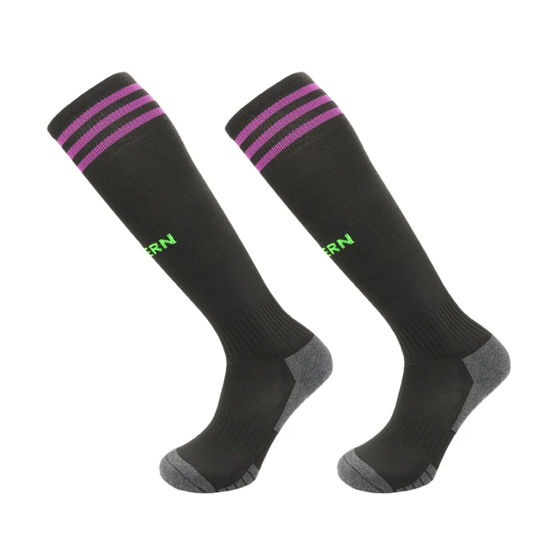 23-24 Season European Football Club Styles Children Adults Soccer Socks Boys Kid's Long Knee High Towel Bottom Sports Sock soccer socks