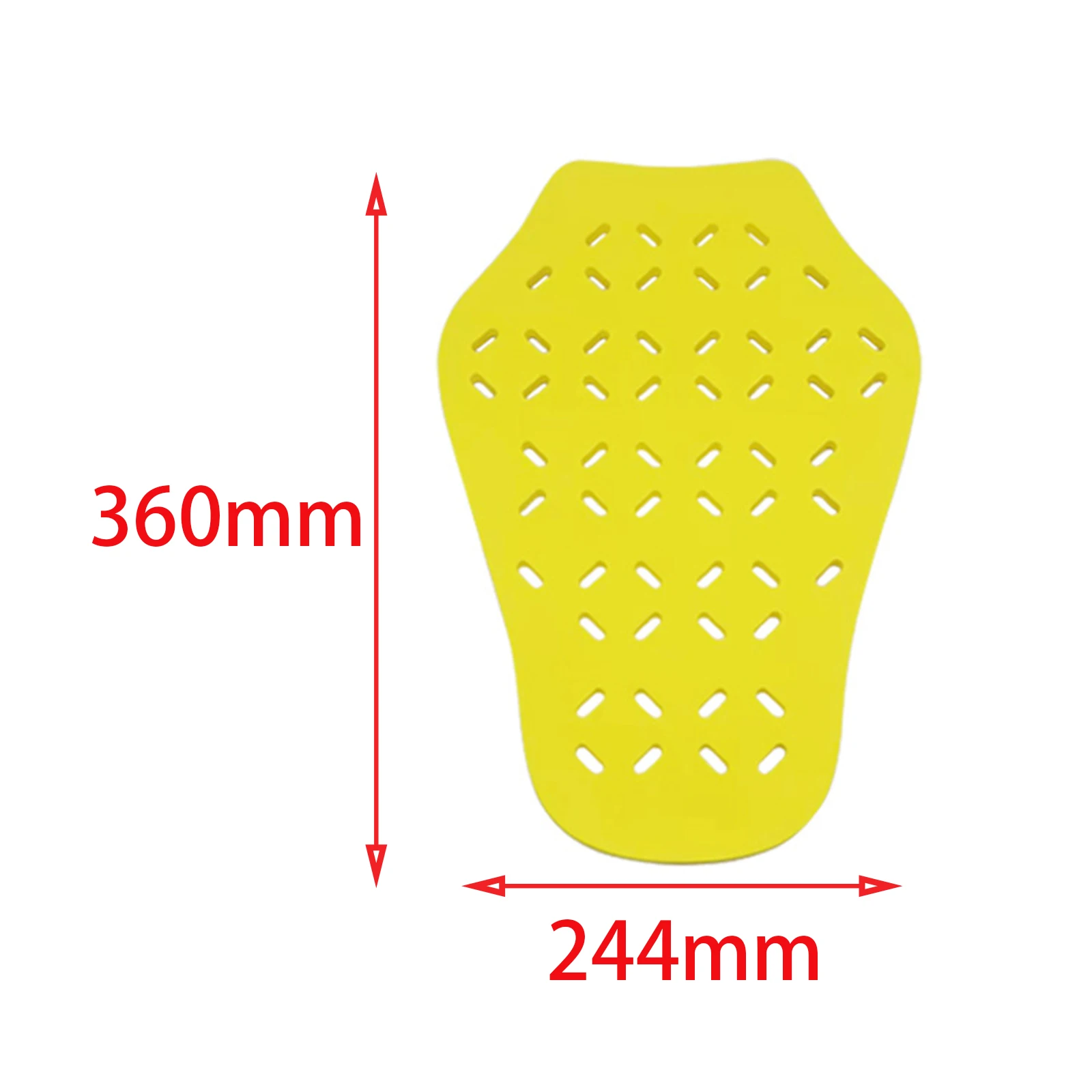 Motorcycle Back Protector Insert EVA Large Protective Biker Gear Motorbike Insert Armor Pads for Riding Skating Motorcycle Jackets Adult