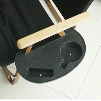 1PC Camping supplies Folding Recliner Chair Tray, Durable Snack Tray, Universal Clip on Chair, Table, Armchair, Water Holder