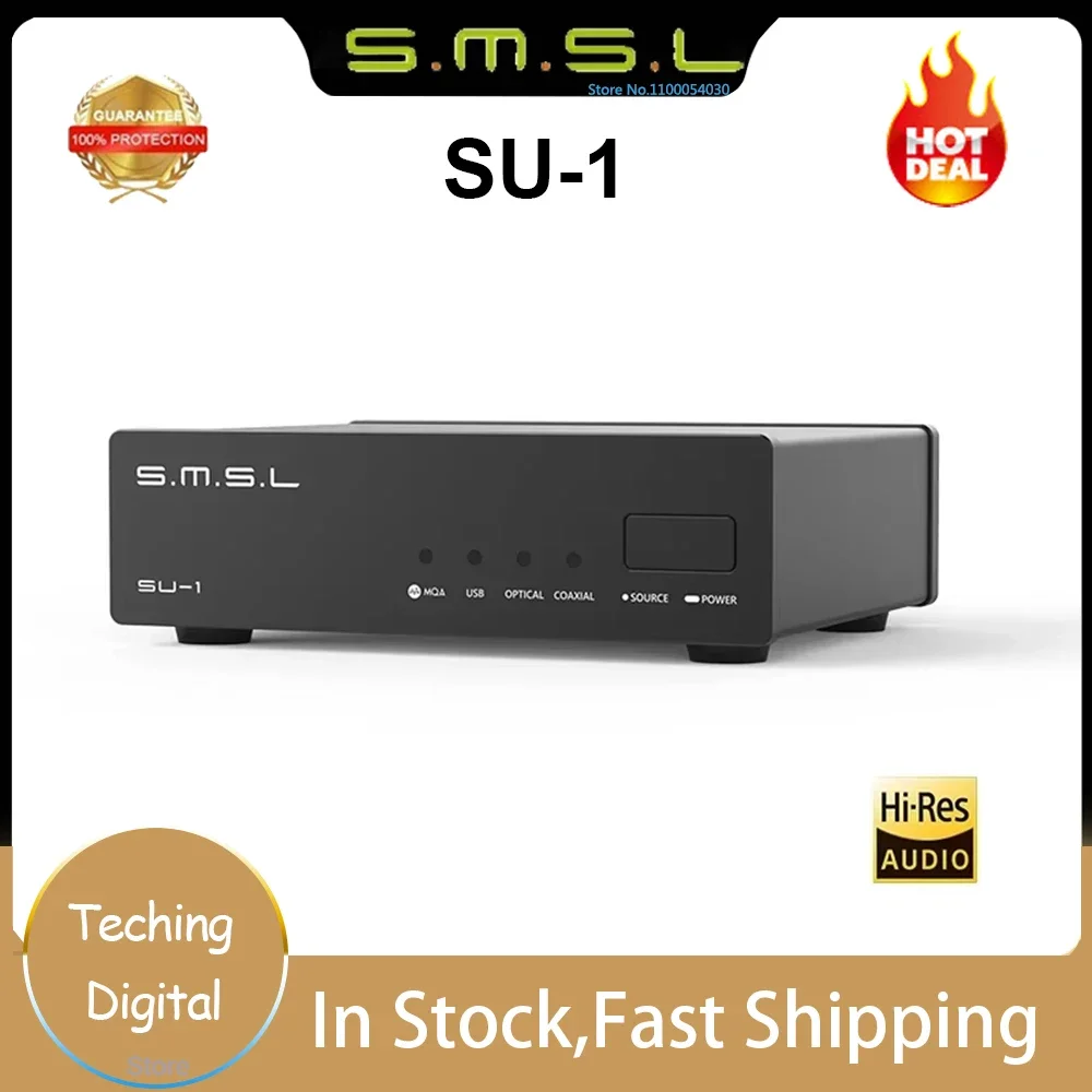 S.M.S.L SU-1 MOA MOA-CDデジタルデコーダー SMSL SU-1 MQA MQA-CD Audio Decoder AK4493S XU316 768kHz
