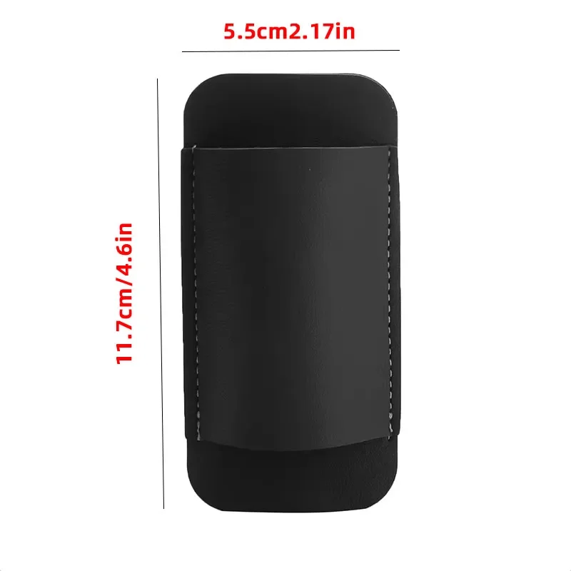 Outdoor Tactic Leather Knives Sheaths EDC Leather Sheath for Folding Knives Carrier Mini Flashlight Holster