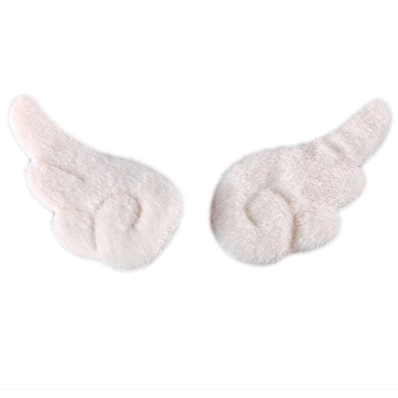 

Lovely Hairpin Plush Angel Wing Barrettes Non Slip Cartoon Side Clip for Women 449B