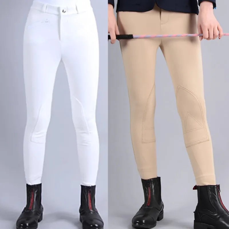 

Horse Riding Pants Kids Boys Girls Clothes Equestrian Breeches Horseback Riding Children Teenagers Tights Outfits Equipment