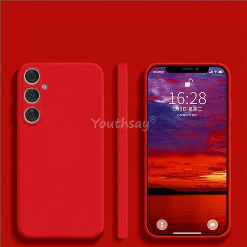 Liquid Silicone Phone Case with Plain Rubber TPU Protector – Enhanced Protection Cover