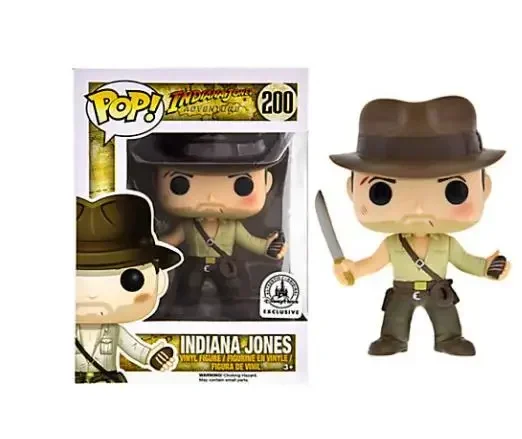 thumbnail image 4 of FUNKO Raiders of the Lost Ark & INDIANA JONES #199 200# Figuras de acción de vinilo Colección de juguetes Modelo Juguetes para niños Regalo, 4 of 5