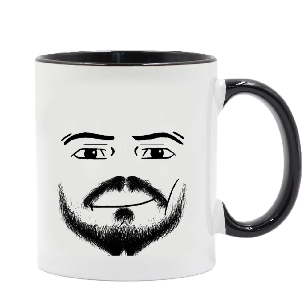 Game Inspired man Face Mug Funny Men or Woman Faces Coffee Mug Cute Gamer  Birthday Gift