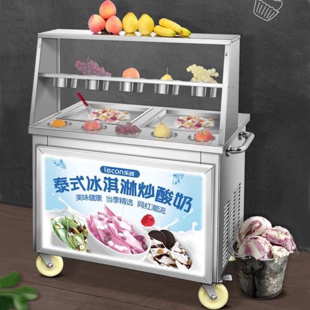 Fry Ice Cream Maker Commercial 304 Stainless Steel Thailand Single Pan  Yogurt Roller Machine - Fried Ice Machine - AliExpress