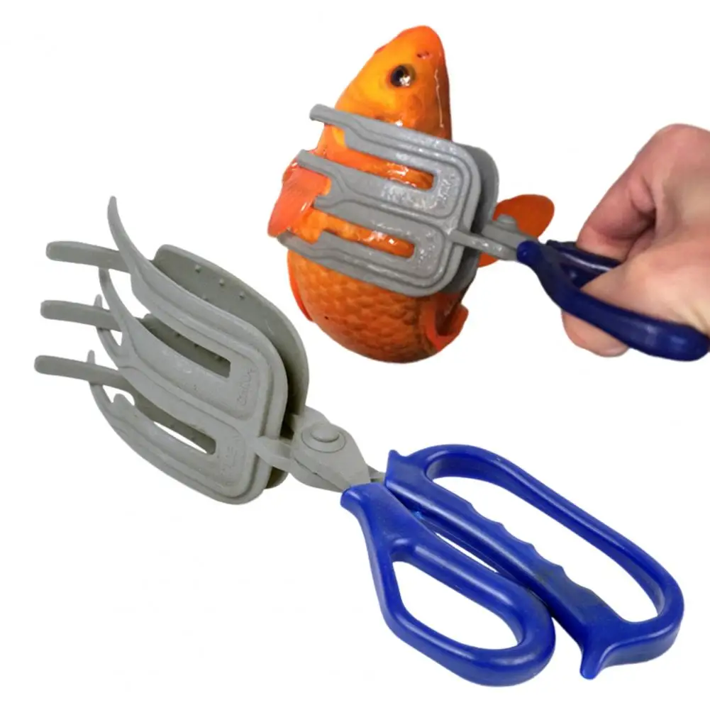 

Fish Gripper 2024 New 3-Claws Anti-slip Fishing Pliers Grabber Fish Control Clamp Catcher Tong Outdoor Fishing Accessories