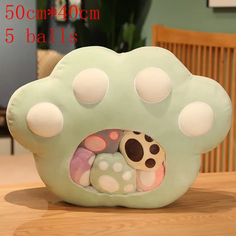 thumbnail image 1 of A Plushie Bag Pudding Toys Kawaii Doughnut Bag Mini Capybara Balls French Fries Cookies Dolls Biscuit Snacks Food Pillow, 1 of 5