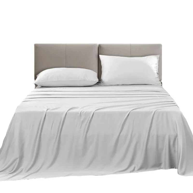 Honeymoon Luxury cooling bamboo lyocell fabric cotton bulk bed Sheets nature softer than silk ding cover sheet Set
